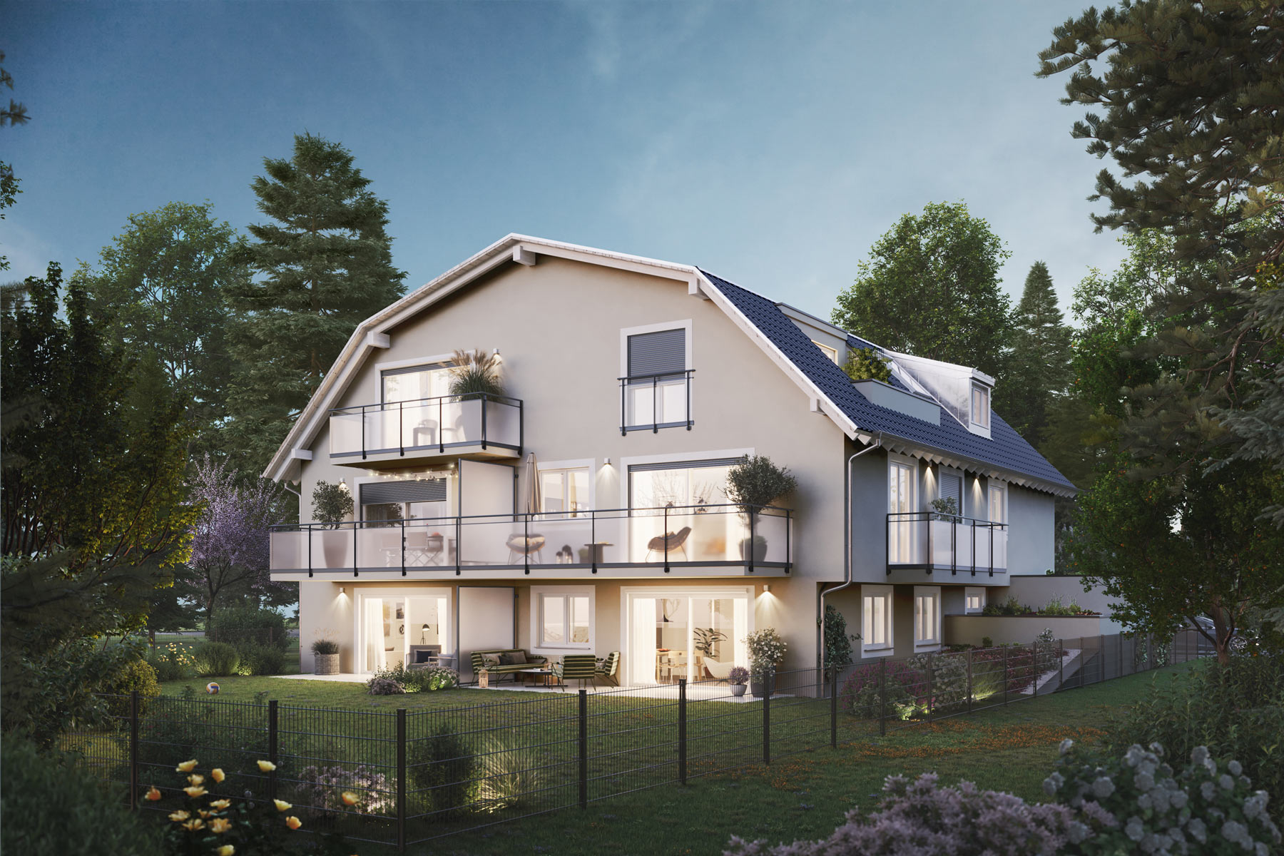 Baubeginn erfolgt - Alle Wohnungen sind bereits verkauft - Exklusive Stadtvilla in Top-Lage Adam-Riese-Str. 10  81739 Waldperlach